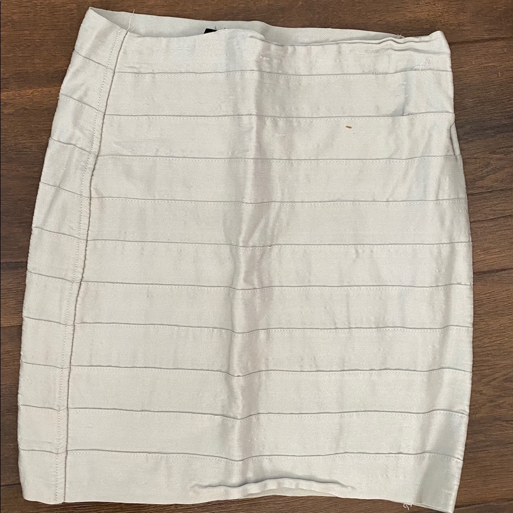 Fora Silver Bodycon Mini Skirt